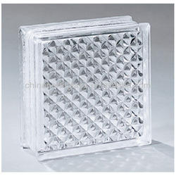 190mm*190mm*80mm Clear Security Glass Block