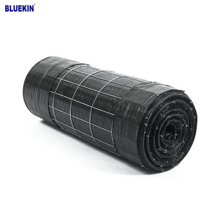 Green and Black PP Woven Fabric Wire Backed Silt Fence Used for Construction