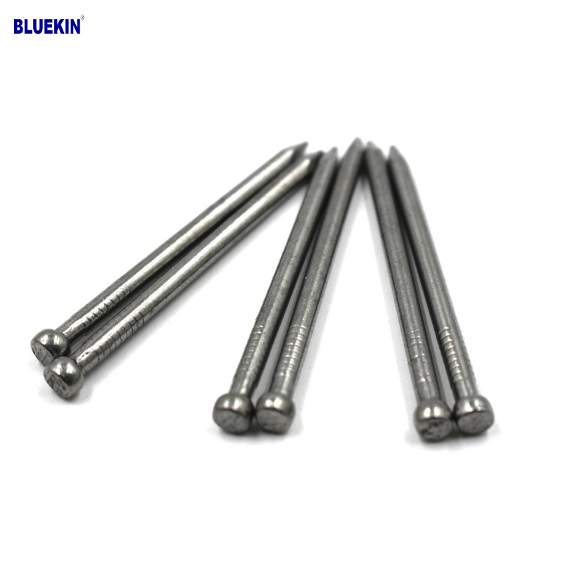 Polished finishing nail headless wire nail