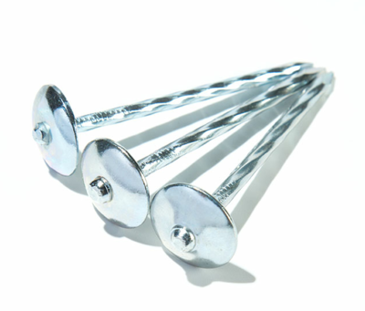 Galvanized Twisted Shank Umbrella Roofing Nail